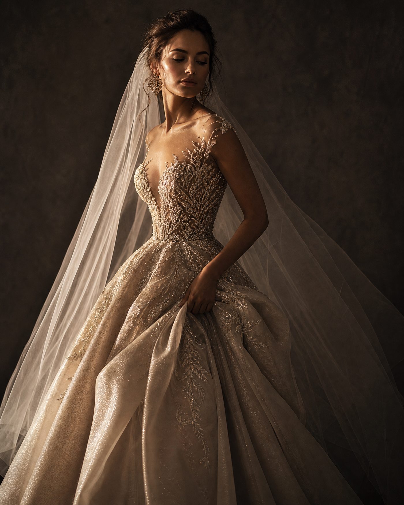 An ADMIRJÉÉ couture gown